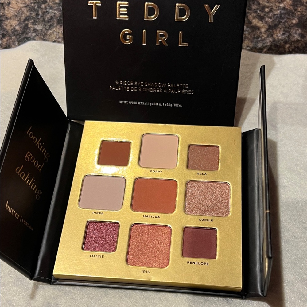 Butter LONDON Teddy Girl 9-Piece Eyeshadow Palette-Brand new/never used
